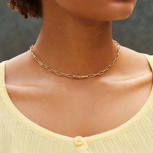 Small Hera Link Paperclip Chain Necklace - BaubleBar